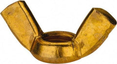 Value Collection - 1/2-13 UNC, Brass Standard Wing Nut - 1.94" Wing Span, 1" Wing Span - Top Tool & Supply