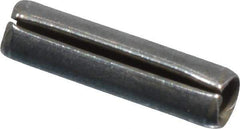 Made in USA - 1/16" Diam x 1/4" Long Slotted Spring Pin - Grade 420 Stainless Steel, Bright Finish - Top Tool & Supply