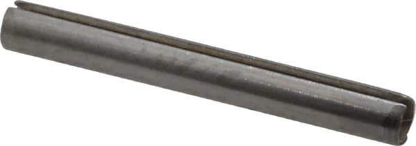 Value Collection - 1/16" Diam x 1/2" Long Slotted Spring Pin - Grade 420 Stainless Steel, Bright Finish - Top Tool & Supply