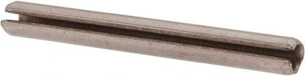 Made in USA - 5/64" Diam x 3/4" Long Slotted Spring Pin - Grade 420 Stainless Steel, Bright Finish - Top Tool & Supply