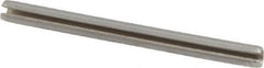 Value Collection - 5/64" Diam x 1" Long Slotted Spring Pin - Grade 420 Stainless Steel, Bright Finish - Top Tool & Supply