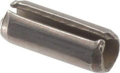 Value Collection - 3/32" Diam x 1/4" Long Slotted Spring Pin - Grade 420 Stainless Steel, Bright Finish - Top Tool & Supply