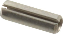 Value Collection - 3/32" Diam x 5/16" Long Slotted Spring Pin - Grade 420 Stainless Steel, Bright Finish - Top Tool & Supply