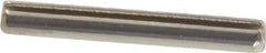 Made in USA - 3/32" Diam x 3/4" Long Slotted Spring Pin - Grade 420 Stainless Steel, Bright Finish - Top Tool & Supply