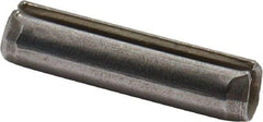 Made in USA - 1/8" Diam x 1/2" Long Slotted Spring Pin - Grade 420 Stainless Steel, Bright Finish - Top Tool & Supply