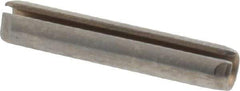 Made in USA - 1/8" Diam x 11/16" Long Slotted Spring Pin - Grade 420 Stainless Steel, Bright Finish - Top Tool & Supply