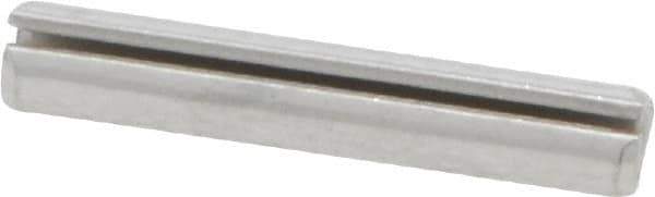 Made in USA - 1/8" Diam x 3/4" Long Slotted Spring Pin - Grade 420 Stainless Steel, Bright Finish - Top Tool & Supply