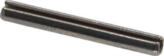 Made in USA - 1/8" Diam x 1" Long Slotted Spring Pin - Grade 420 Stainless Steel, Bright Finish - Top Tool & Supply