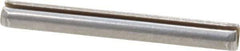 Made in USA - 1/8" Diam x 1-1/8" Long Slotted Spring Pin - Grade 420 Stainless Steel, Bright Finish - Top Tool & Supply