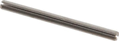 Made in USA - 5/32" Diam x 2" Long Slotted Spring Pin - Grade 420 Stainless Steel, Bright Finish - Top Tool & Supply