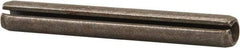 Made in USA - 3/16" Diam x 1-1/2" Long Slotted Spring Pin - Grade 420 Stainless Steel, Bright Finish - Top Tool & Supply