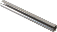 Made in USA - 3/16" Diam x 1-3/4" Long Slotted Spring Pin - Grade 420 Stainless Steel, Bright Finish - Top Tool & Supply