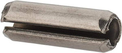 Made in USA - 7/32" Diam x 5/8" Long Slotted Spring Pin - Grade 420 Stainless Steel, Bright Finish - Top Tool & Supply