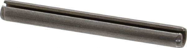 Made in USA - 7/32" Diam x 2" Long Slotted Spring Pin - Grade 420 Stainless Steel, Bright Finish - Top Tool & Supply