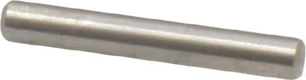 Value Collection - 1/8" Diam x 7/8" Pin Length 18-8 Stainless Steel Standard Dowel Pin - Bright Finish - Top Tool & Supply