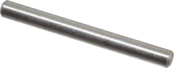 Value Collection - 1/8" Diam x 1-1/4" Pin Length 18-8 Stainless Steel Standard Dowel Pin - Bright Finish - Top Tool & Supply