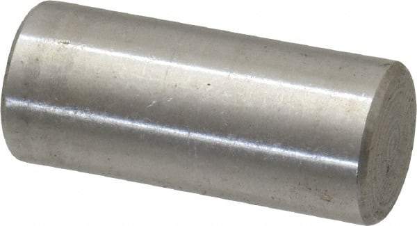 Value Collection - 3/8" Diam x 7/8" Pin Length 18-8 Stainless Steel Standard Dowel Pin - Bright Finish - Top Tool & Supply