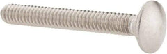 Value Collection - 1/4-20 UNC 2" Length Under Head, Standard Square Neck, Carriage Bolt - 18-8 Stainless Steel, Uncoated - Top Tool & Supply