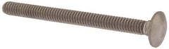 Value Collection - 1/4-20 UNC 3" Length Under Head, Standard Square Neck, Carriage Bolt - 18-8 Stainless Steel, Uncoated - Top Tool & Supply