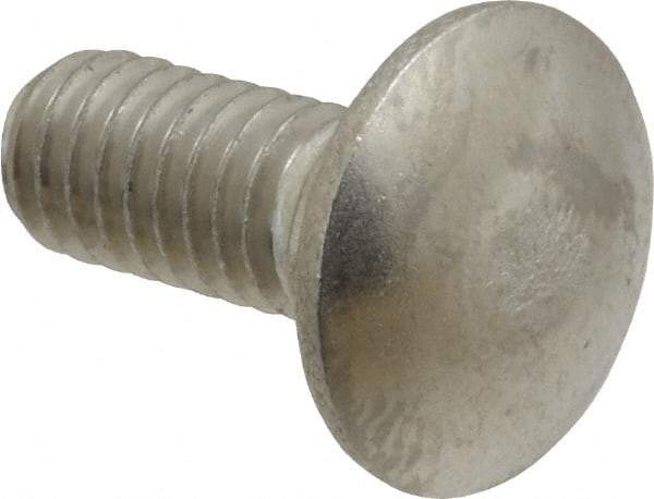 Value Collection - 5/16-18 UNC 3/4" Length Under Head, Standard Square Neck, Carriage Bolt - 18-8 Stainless Steel, Uncoated - Top Tool & Supply