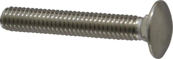 Value Collection - 5/16-18 UNC 2" Length Under Head, Standard Square Neck, Carriage Bolt - 18-8 Stainless Steel, Uncoated - Top Tool & Supply