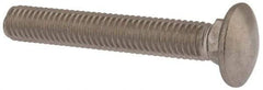 Value Collection - 3/8-16 UNC 2-1/2" Length Under Head, Standard Square Neck, Carriage Bolt - 18-8 Stainless Steel, Uncoated - Top Tool & Supply