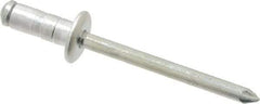 RivetKing - Size 62-64 Dome Head Aluminum Multi Grip Blind Rivet - Steel Mandrel, 0.062" to 1/4" Grip, 3/8" Head Diam, 0.192" to 0.196" Hole Diam, 0.519" Length Under Head, 3/16" Body Diam - Top Tool & Supply