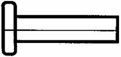 RivetKing - 3/16" Body Diam, Flat Uncoated Aluminum Solid Rivet - 3/8" Length Under Head, Grade 1100F - Top Tool & Supply