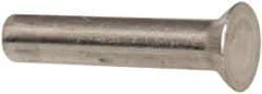 RivetKing - 1/8" Body Diam, Countersunk Aluminum Solid Rivet - 5/8" Length Under Head, Grade 1100F, 78° Countersunk Head Angle - Top Tool & Supply