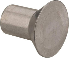 RivetKing - 3/16" Body Diam, Countersunk Aluminum Solid Rivet - 5/16" Length Under Head, Grade 1100F, 78° Countersunk Head Angle - Top Tool & Supply