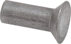 RivetKing - 3/16" Body Diam, Countersunk Uncoated Steel Solid Rivet - 1/2" Length Under Head, 90° Countersunk Head Angle - Top Tool & Supply