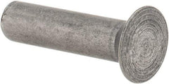 RivetKing - 3/16" Body Diam, Countersunk Steel Solid Rivet - 3/4" Length Under Head, 90° Countersunk Head Angle - Top Tool & Supply