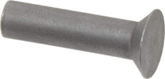 RivetKing - 1/4" Body Diam, Countersunk Uncoated Steel Solid Rivet - 1" Length Under Head, 90° Countersunk Head Angle - Top Tool & Supply