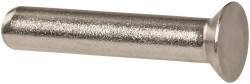 RivetKing - 3/16" Body Diam, Countersunk Stainless Steel Solid Rivet - 1" Length Under Head, Grade 18-8, 90° Countersunk Head Angle - Top Tool & Supply