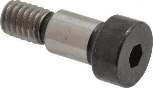 Holo-Krome - 3/8" Shoulder Diam x 1/2" Shoulder Length, 5/16-18 UNRC, Hex Socket Shoulder Screw - 8 Alloy Steel, Uncoated, 0.543 to 0.562" Head Diam - Top Tool & Supply