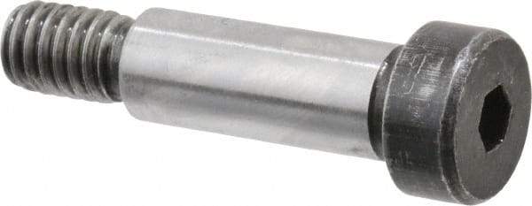 Holo-Krome - 3/8" Shoulder Diam x 1" Shoulder Length, 5/16-18 UNRC, Hex Socket Shoulder Screw - 8 Alloy Steel, Uncoated, 0.543 to 0.562" Head Diam - Top Tool & Supply