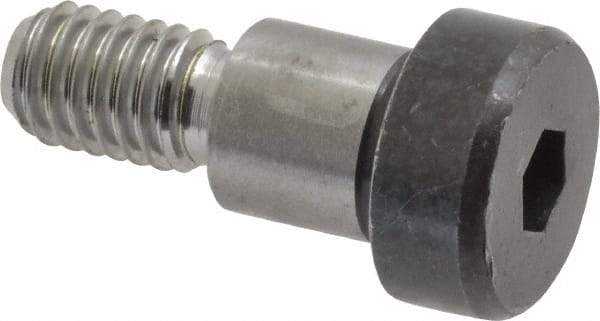 Holo-Krome - 1/2" Shoulder Diam x 1/2" Shoulder Length, 3/8-16 UNRC, Hex Socket Shoulder Screw - 8 Alloy Steel, Uncoated, 0.729 to 3/4" Head Diam - Top Tool & Supply