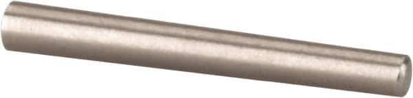 Value Collection - Size 5/0, 0.0784" Small End Diam, 0.094" Large End Diam, Passivated Stainless Steel Taper Pin - Grade 303, 18-8, 3/4" OAL, 3/4 Pin Length - Top Tool & Supply