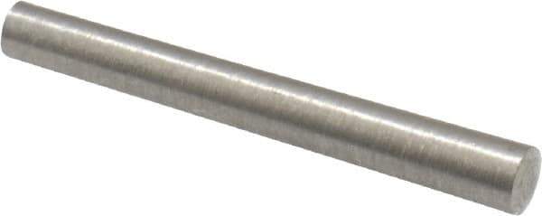 Value Collection - Size 3/0, 0.1042" Small End Diam, 0.125" Large End Diam, Passivated Stainless Steel Taper Pin - Grade 303, 18-8, 1" OAL, 1 Pin Length - Top Tool & Supply