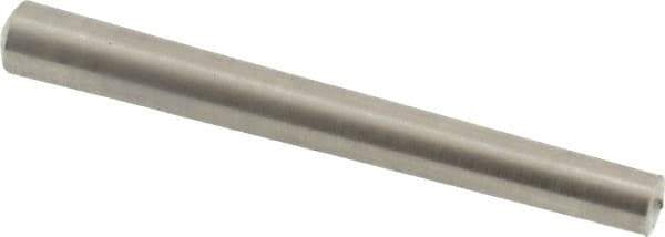 Value Collection - Size 2/0, 0.115" Small End Diam, 0.141" Large End Diam, Passivated Stainless Steel Taper Pin - Grade 303, 18-8, 1-1/4" OAL, 1-1/4 Pin Length - Top Tool & Supply