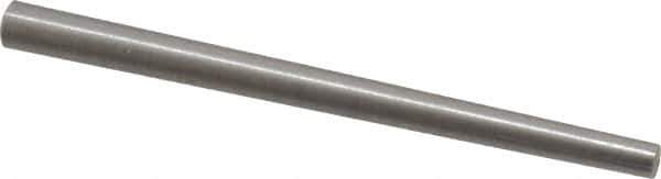 Value Collection - Size 3, 0.1566" Small End Diam, 0.219" Large End Diam, Passivated Stainless Steel Taper Pin - Grade 303, 18-8, 3" OAL, 3 Pin Length - Top Tool & Supply