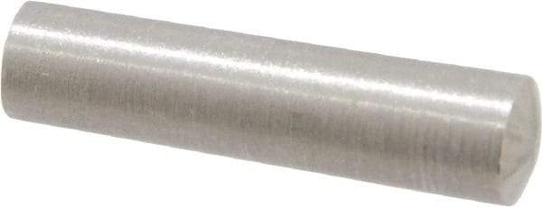 Value Collection - Size 4, 0.2292" Small End Diam, 0.25" Large End Diam, Passivated Stainless Steel Taper Pin - Grade 303, 18-8, 1" OAL, 1 Pin Length - Top Tool & Supply