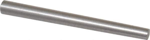 Value Collection - Size 5, 0.2266" Small End Diam, 0.289" Large End Diam, Passivated Stainless Steel Taper Pin - Grade 303, 18-8, 3" OAL, 3 Pin Length - Top Tool & Supply