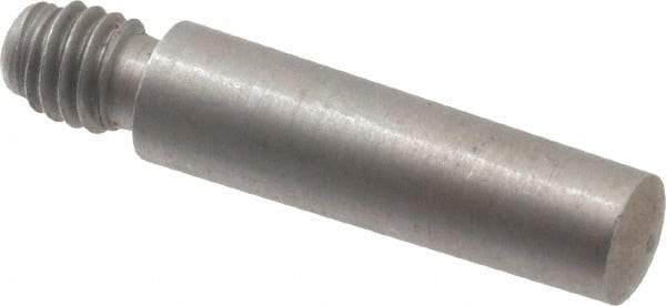 Value Collection - Size 3, 0.217" Large End Diam, Uncoated Steel #10-32 Threaded Taper Pin - Grade C-12L14, 3/4 Pin Length - Top Tool & Supply