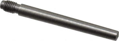 Value Collection - Size 4, 0.248" Large End Diam, Uncoated Steel 1/4-28 Threaded Taper Pin - Grade C-12L14, 2 Pin Length - Top Tool & Supply