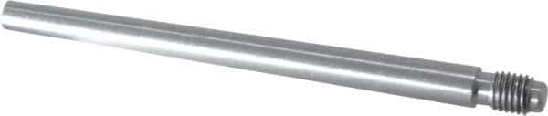 Value Collection - Size 4, 0.248" Large End Diam, Uncoated Steel 1/4-28 Threaded Taper Pin - Grade C-12L14, 3 Pin Length - Top Tool & Supply