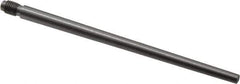 Value Collection - Size 4, 0.248" Large End Diam, Uncoated Steel 1/4-28 Threaded Taper Pin - Grade C-12L14, 4 Pin Length - Top Tool & Supply