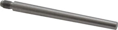 Value Collection - Size 5, 0.287" Large End Diam, Uncoated Steel 1/4-28 Threaded Taper Pin - Grade C-12L14, 3 Pin Length - Top Tool & Supply