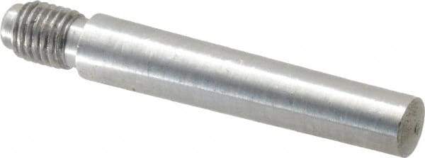 Value Collection - Size 6, 0.339" Large End Diam, Uncoated Steel 5/16-24 Threaded Taper Pin - Grade C-12L14, 1-3/4 Pin Length - Top Tool & Supply