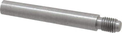 Value Collection - Size 6, 0.339" Large End Diam, Uncoated Steel 5/16-24 Threaded Taper Pin - Grade C-12L14, 2 Pin Length - Top Tool & Supply